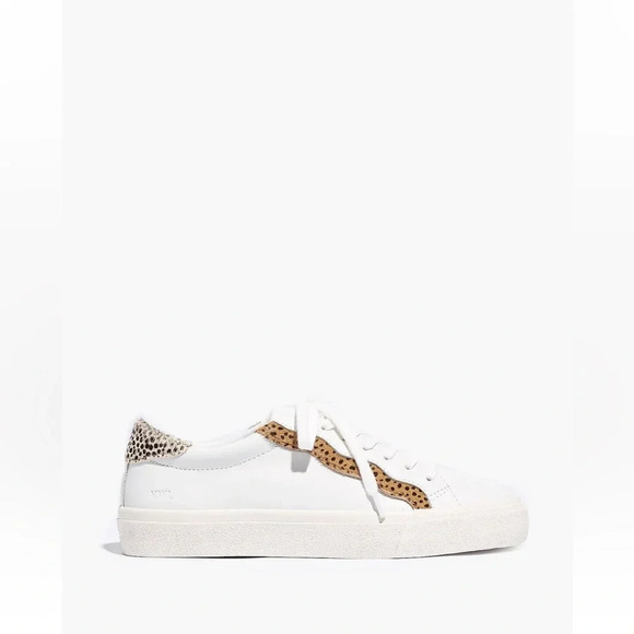 Sidewalk Low-Top Sneakers in Leather & Calf Hair: Wave Edition - Size 8 - Picture 2 of 8